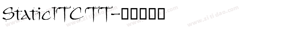 StaticITC TT字体转换